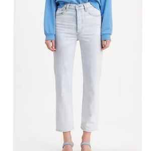 NWT Levi's Ribcage Straight Ankle Jeans, 26W x 27L
